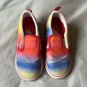 Vans Rainbow Glitter slip-on